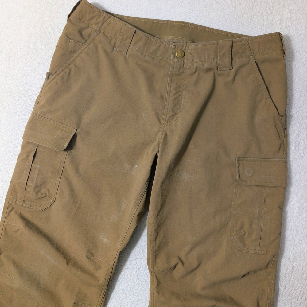 Under Armour Cargo Pants Mens 38x30 Brown‎ Tactical 1256290 Polyester